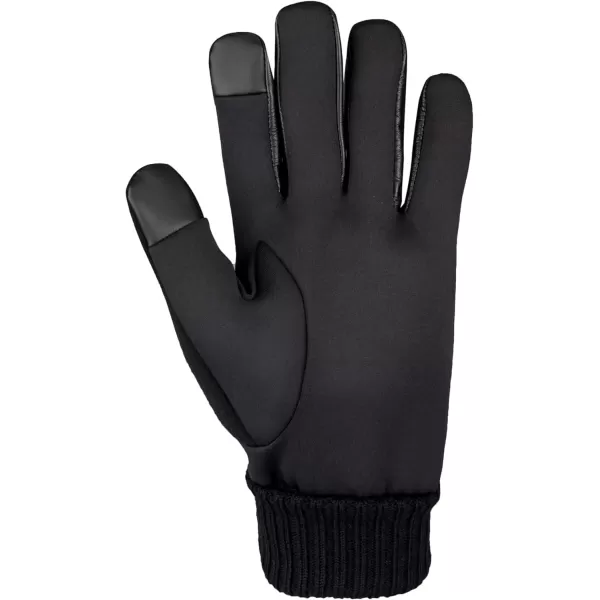 imageDOCKERS mens Fabric Gloves With Smartphone Touchscreen CapabilityBlack Wool