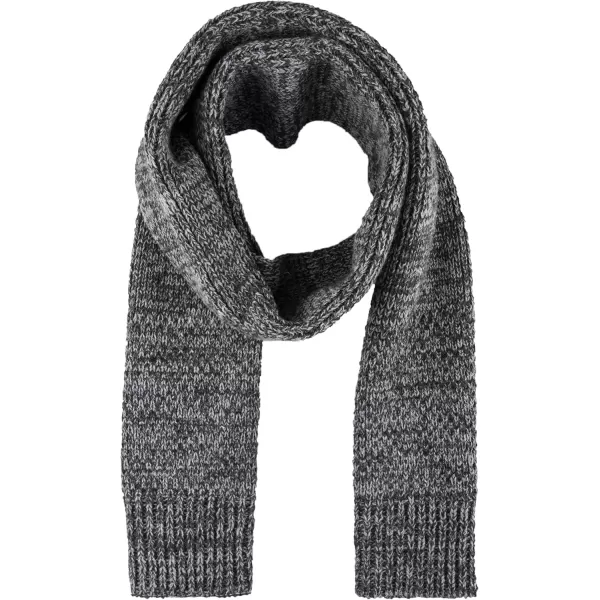 imageDOCKERS mens Soft Winter Scarves  Regular and ReversibleGrey