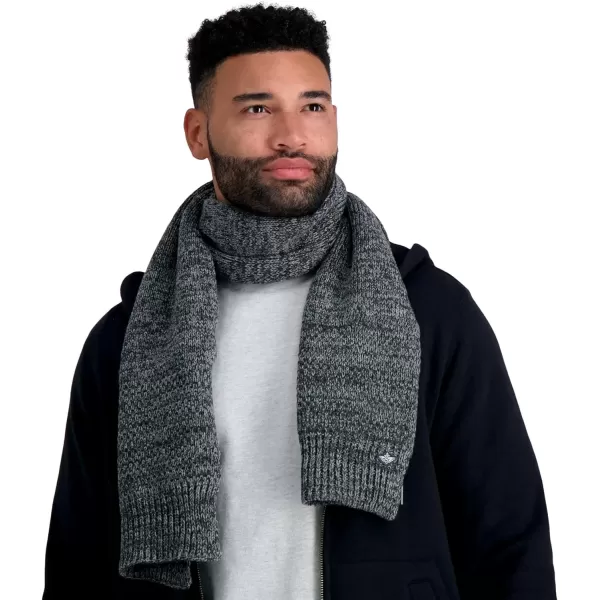 imageDOCKERS mens Soft Winter Scarves  Regular and ReversibleGrey