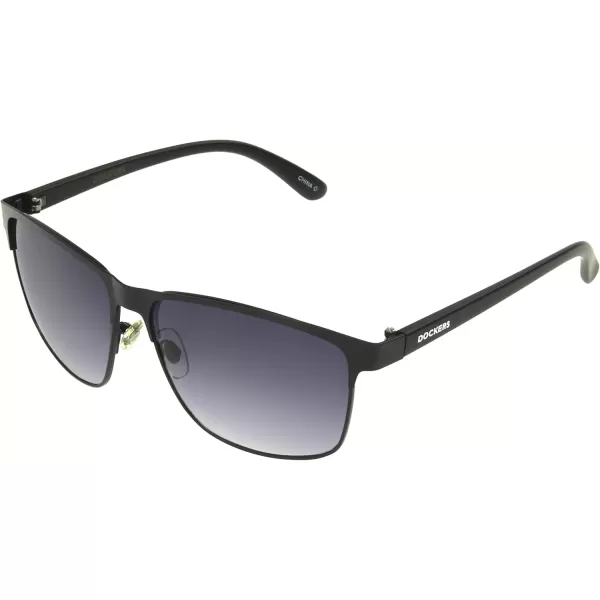 imageDockers Mens Carter Sunglasses Square Black 54mm