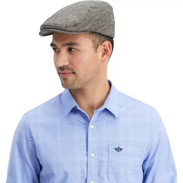 imageDockers Mens Ivy Newsboy HatBrown Herringbone