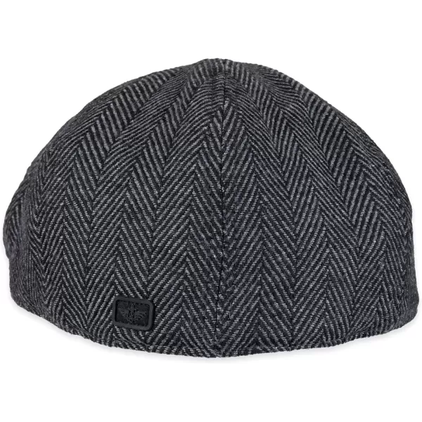 imageDockers Mens Ivy Newsboy HatCharcoal Mixed