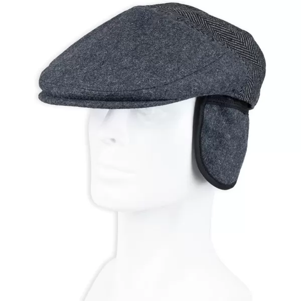 imageDockers Mens Ivy Newsboy HatCharcoal Mixed