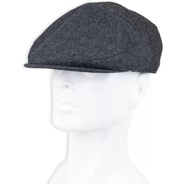 imageDockers Mens Ivy Newsboy HatCharcoal Mixed