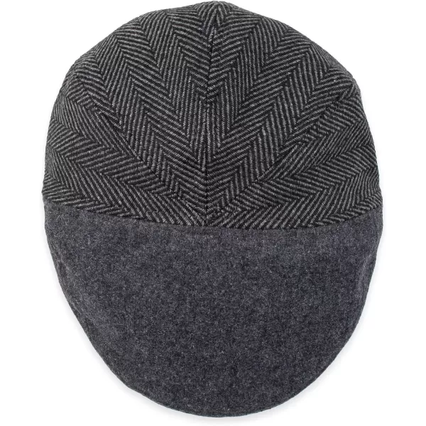 imageDockers Mens Ivy Newsboy HatCharcoal Mixed