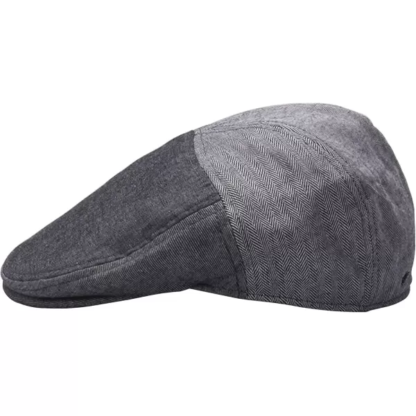 imageDockers Mens Ivy Newsboy HatGrey Pieced