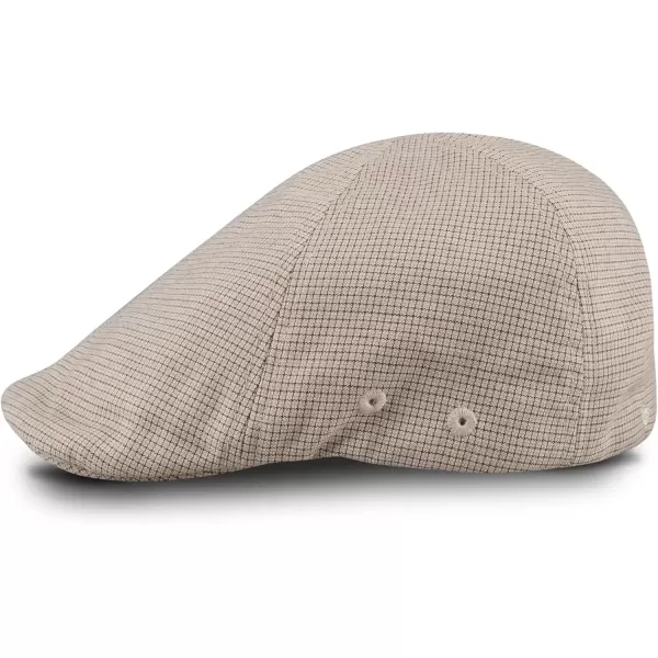 imageDockers Mens Ivy Newsboy HatKhaki Microcheck