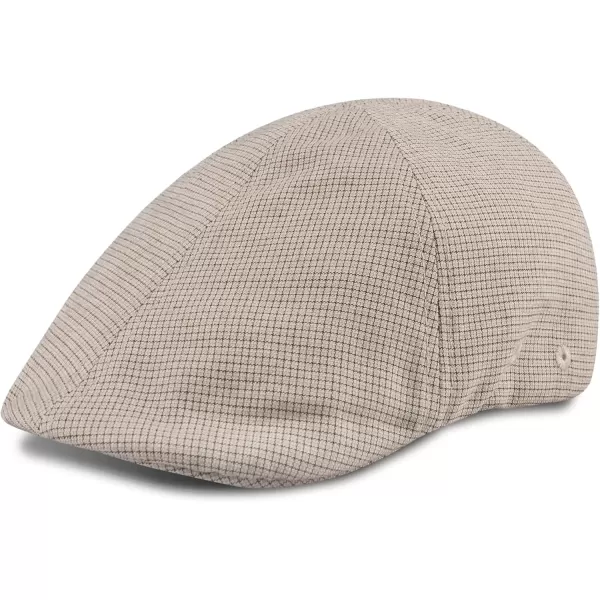 imageDockers Mens Ivy Newsboy HatKhaki Microcheck