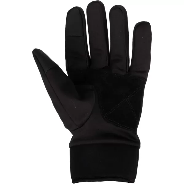 imageDockers Mens Warm Fabric Winter Gloves with Smartphone Touchscreen CapabilityBlack Stretch