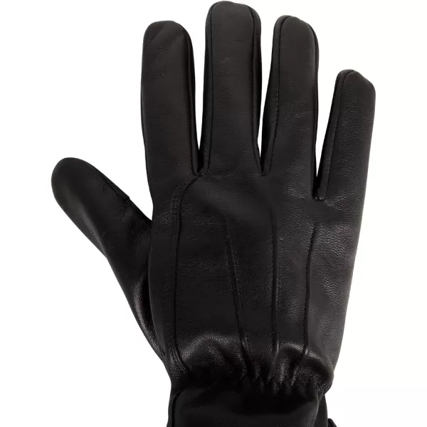 imageDockers Mens Warm Leather Winter Gloves with Smartphone Touchscreen CapabilityBlack Lucas