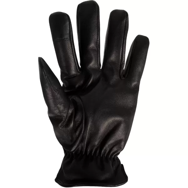 imageDockers Mens Warm Leather Winter Gloves with Smartphone Touchscreen CapabilityBlack Lucas