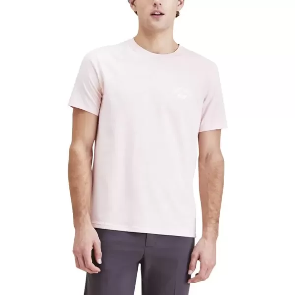 imageDOCKERS Mens Slim Fit Short Sleeve Graphic Tee ShirtRose Quartz Pink  Anchor Logo