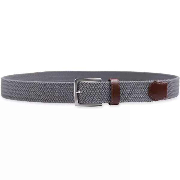 imageDockers Mens Casual Everyday Braided Fabric Fully Adjustable Web BeltGrey