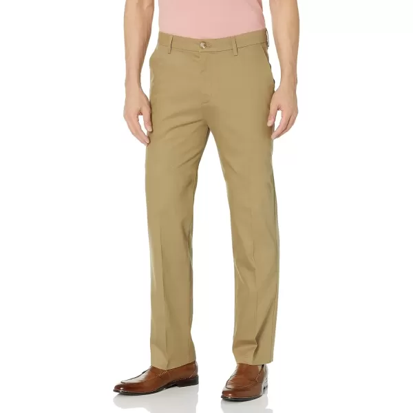 imageDockers Mens Straight Fit Signature Iron Free Khaki with Stain Defender Pants Regular and Big ampamp TallTimberwolf