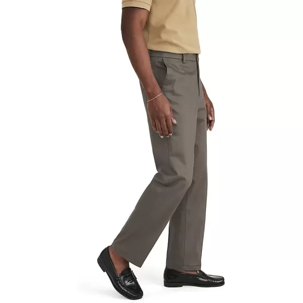 imageDOCKERS Mens Straight Fit Signature Iron Free Khaki With Stain Defender Pants Regular and Big ampamp TallDark Pebble