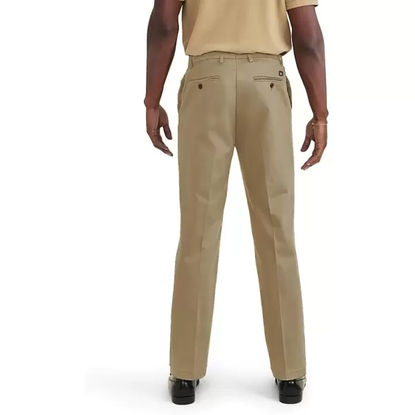 imageDOCKERS Mens Straight Fit Signature Iron Free Khaki With Stain Defender Pants Regular and Big ampamp TallNew British Khaki