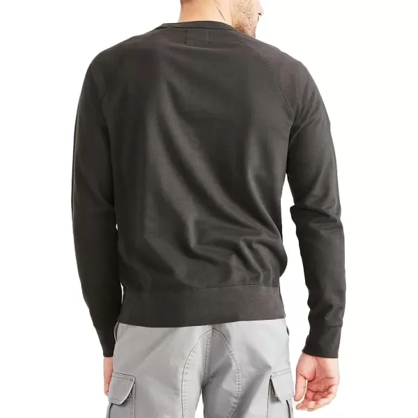 imageDockers Mens Regular Fit Long Sleeve Crewneck SweatshirtSteelehead Grey