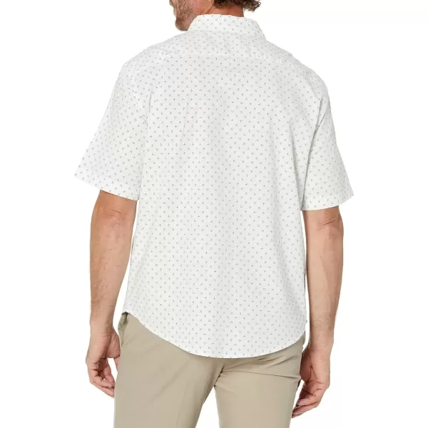 imageDOCKERS Mens Regular Fit Short Sleeve Casual Shirt Standard and Big ampamp TallLuncent White  Riviera