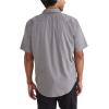 imageDockers Mens Regular Fit Short Sleeve Utility ShirtCar Park Grey  Solid Rip Stop