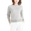 imageDOCKERS Womens Classic Fit Brushed Terry Icon SweatshirtHeather Grey