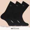 imageDOCKERS Mens Performance Socks  3Pairs and 6Pairs Athletic and Dress Crew Socks for MenBlack 3 Pairs