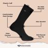 imageDOCKERS Mens Performance Socks  3Pairs and 6Pairs Athletic and Dress Crew Socks for MenBlack 3 Pairs