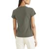 imageDockers Womens Slim Fit Short Sleeve Favorite VNeck Tee Shirt Camo Green Large