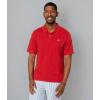 imageDOCKERS Mens Slim Fit Short Sleeve PoloCherry Bomb Red