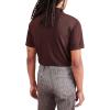 imageDOCKERS Mens Slim Fit Short Sleeve PoloDecadent Chocolate Brown