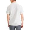 imageDOCKERS Mens Slim Fit Short Sleeve PoloLucent White