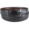 imageDOCKERS Mens Twoinone Reversible Rotative Buckle Everyday Casual Dress Belt Regular and Big ampamp Tall SizingBlackTan