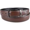 imageDOCKERS Mens Twoinone Reversible Rotative Buckle Everyday Casual Dress Belt Regular and Big ampamp Tall SizingBlackTan