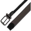 imageDOCKERS mens Reversible Stretch Fabric Web BeltBlackGray