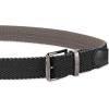 imageDOCKERS mens Reversible Stretch Fabric Web BeltBlackGray