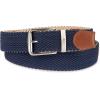 imageDOCKERS mens Reversible Stretch Fabric Web BeltKhakiNavy