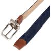 imageDOCKERS mens Reversible Stretch Fabric Web BeltKhakiNavy