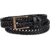 imageDockers Mens Fully Adjustable Braided BeltBlack Glazed