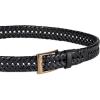 imageDockers Mens Fully Adjustable Braided BeltBlack Glazed