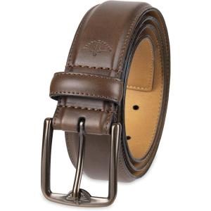 imageDockers Mens Everyday Casual Belt with Classic Harness Buckle Regular and Big ampamp Tall SizingBrown Casual