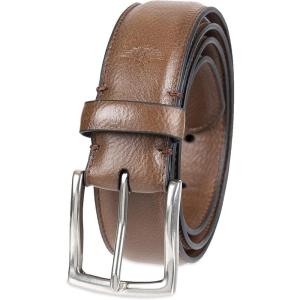 imageDockers Mens Everyday Casual Belt with Classic Harness Buckle Regular and Big ampamp Tall SizingBrown Simple