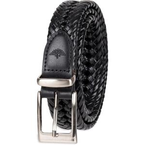 imageDockers Mens Fully Adjustable Braided BeltBlack Lace