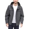 imageDOCKERS Mens Big ampamp Tall Arctic Cloth Sherpa Storm JacketGraphite Heather Soft Shell