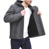 imageDOCKERS Mens Big ampamp Tall Arctic Cloth Sherpa Storm JacketGraphite Heather Soft Shell