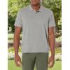 imageDOCKERS Mens Regular Fit Short Sleeve Performance PoloGray Heather