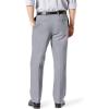 imageDockers Mens Classic Fit Signature Lux Cotton Pleated Stretch Pants Regular and Big ampamp TallBurma Grey