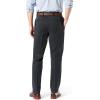 imageDockers Mens Classic Fit Signature Lux Cotton Pleated Stretch Pants Regular and Big ampamp TallCharcoal Heather