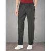 imageDockers Mens Classic Fit Signature Lux Cotton Pleated Stretch Pants Regular and Big ampamp TallCharcoal Heather