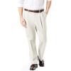 imageDockers Mens Classic Fit Signature Lux Cotton Pleated Stretch Pants Regular and Big ampamp TallCloud