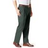 imageDockers Mens Classic Fit Signature Lux Cotton Pleated Stretch Pants Regular and Big ampamp TallOlive Grove