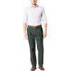 imageDockers Mens Classic Fit Signature Lux Cotton Pleated Stretch Pants Regular and Big ampamp TallOlive Grove